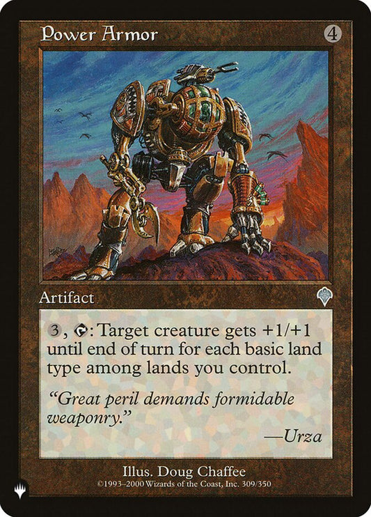MTG Card Title: Power Armor PLST/INV-309