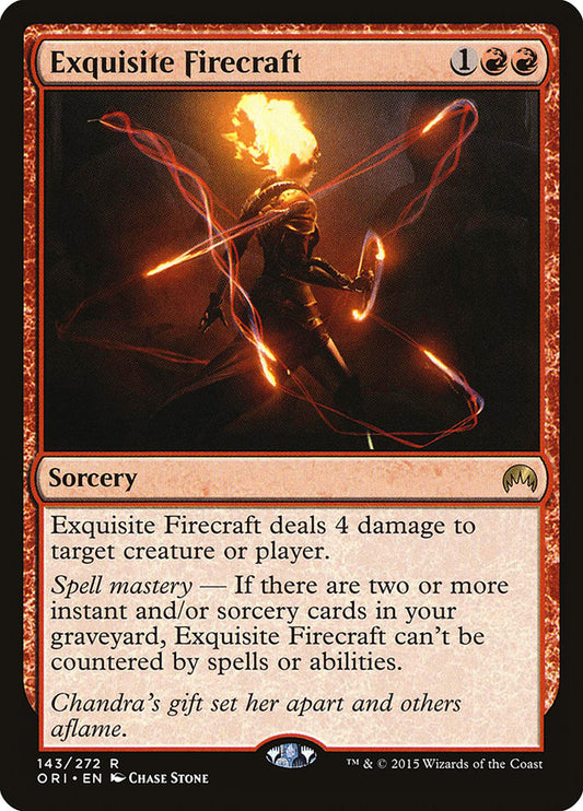 MTG Card Title: Exquisite Firecraft ORI/143