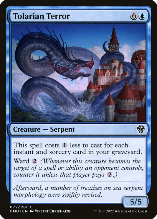 MTG Card Title: Tolarian Terror DMU/72