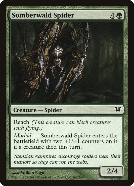 MTG Card Title: Somberwald Spider ISD/202