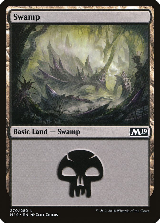 MTG Card Title: Swamp M19/270