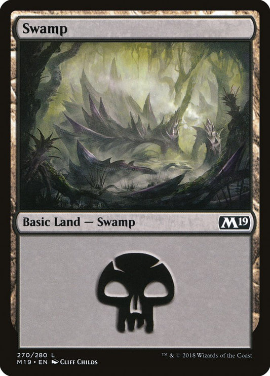 MTG Card Title: Swamp M19/270