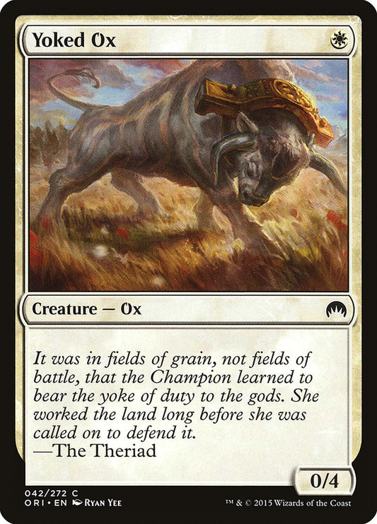 MTG Card Title: Yoked Ox ORI/42