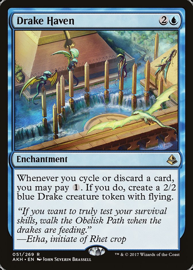 MTG Card Title: Drake Haven AKH/51