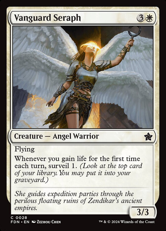 MTG Card Title: Vanguard Seraph FDN/28