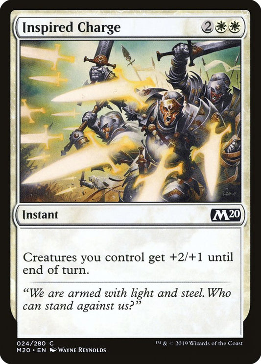 MTG Card Title: Inspired Charge M20/24