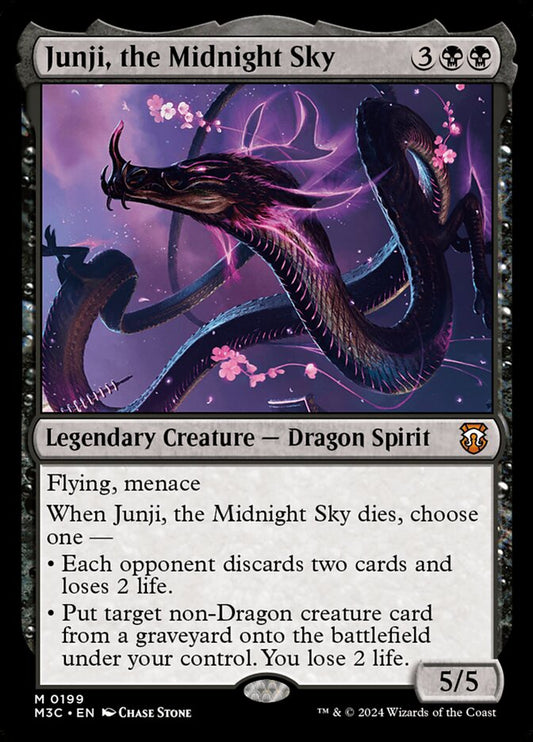 MTG Card Title: Junji, the Midnight Sky M3C/199