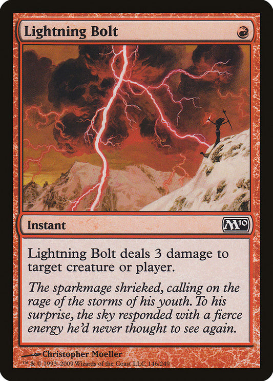 MTG Card Title: Lightning Bolt M10/146