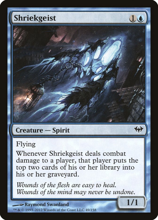 MTG Card Title: Shriekgeist DKA/49