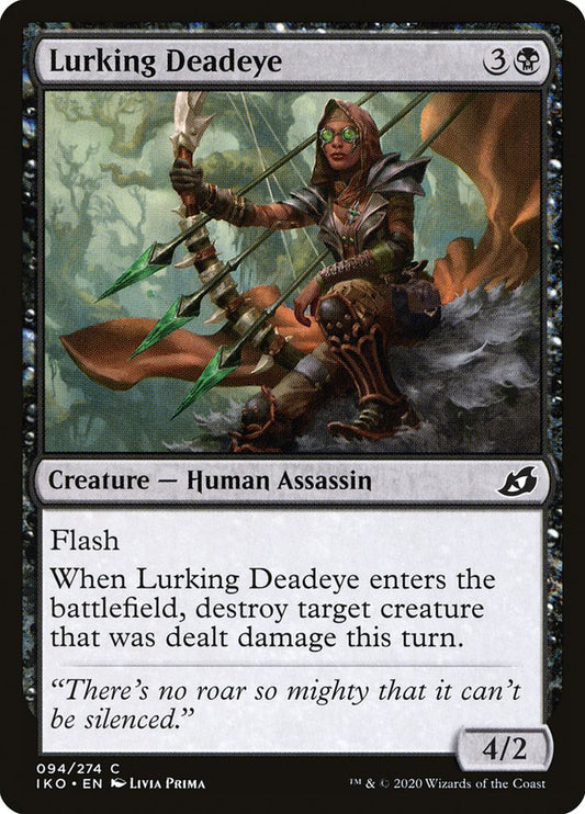 MTG Card Title: Lurking Deadeye IKO/94