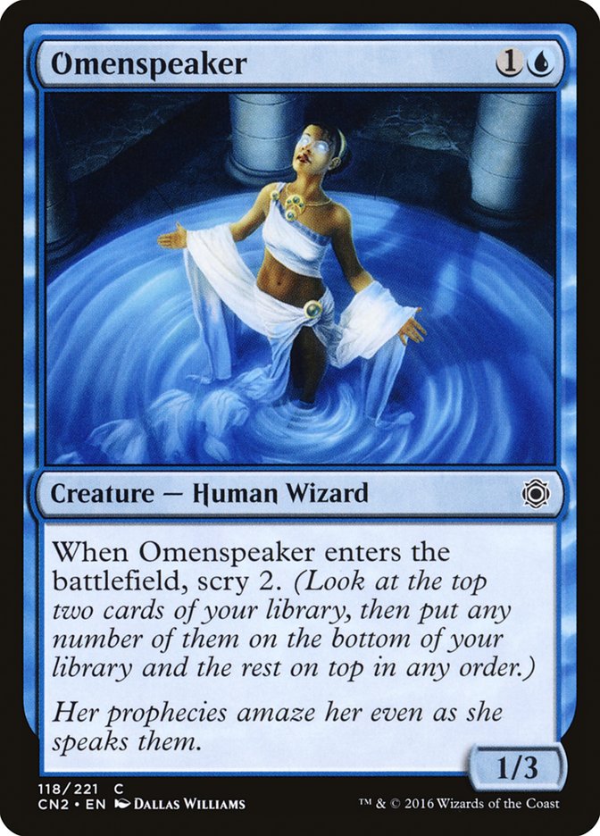 MTG Card Title: Omenspeaker CN2/118