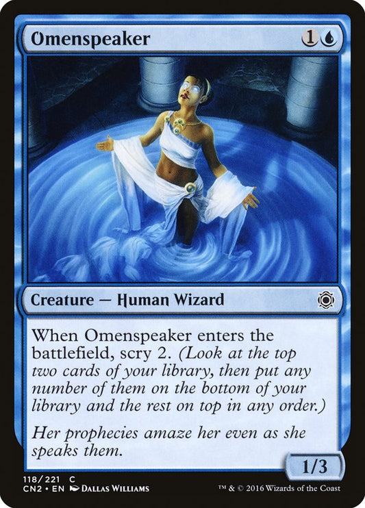 MTG Card Title: Omenspeaker CN2/118
