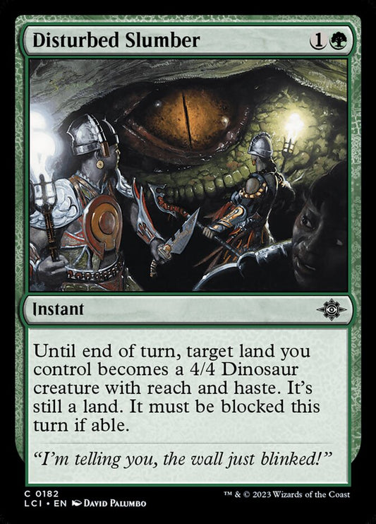 MTG Card Title: Disturbed Slumber LCI/182