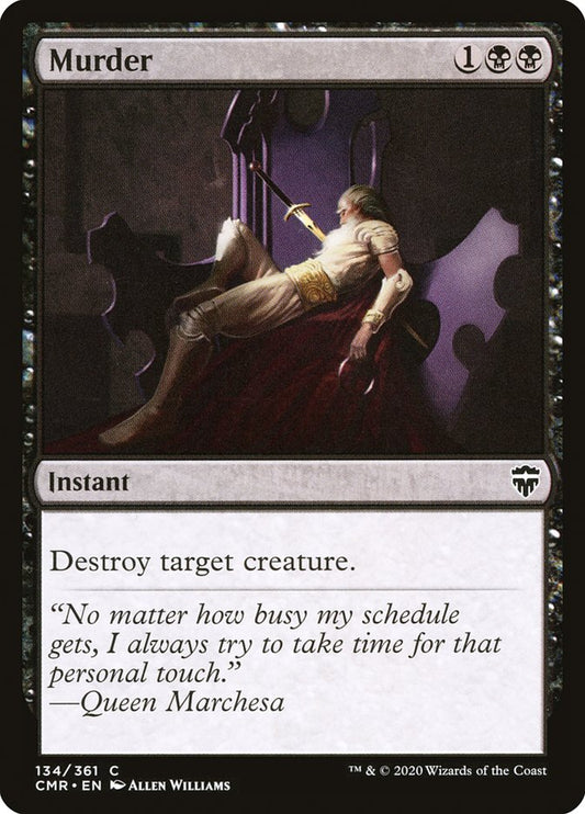 MTG Card Title: Murder CMR/134