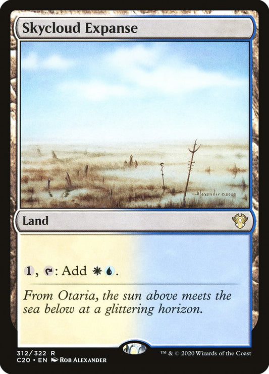 MTG Card Title: Skycloud Expanse C20/312