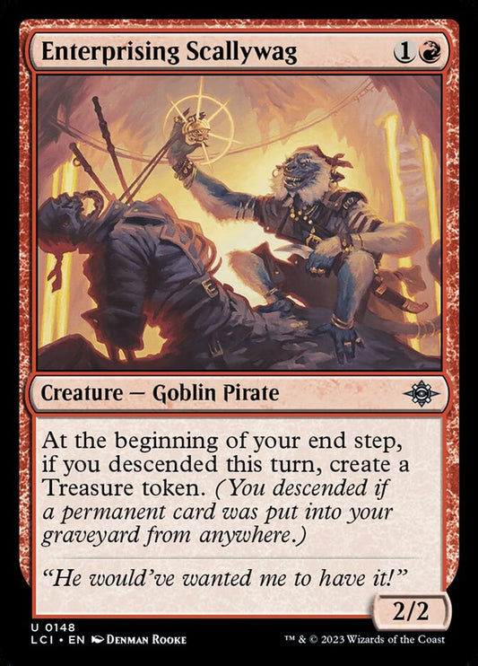 MTG Card Title: Enterprising Scallywag LCI/148