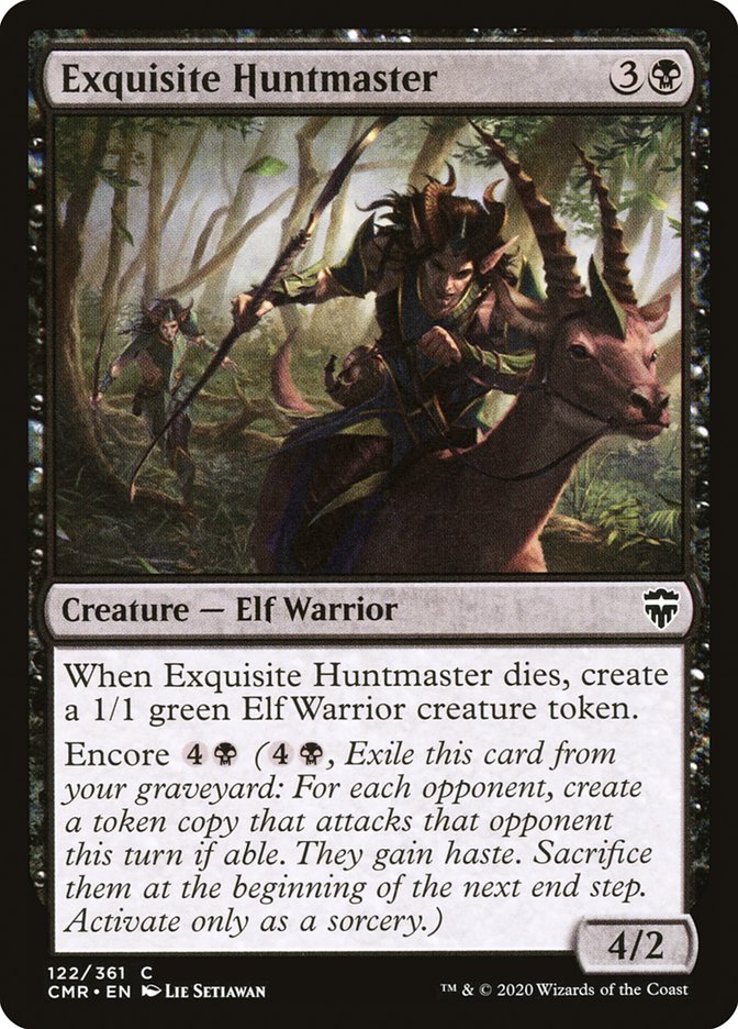 MTG Card Title: Exquisite Huntmaster CMR/122