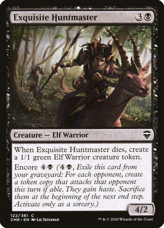MTG Card Title: Exquisite Huntmaster CMR/122