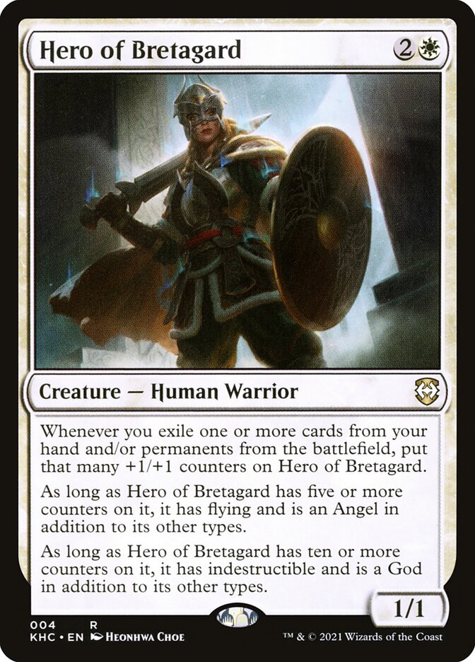 MTG Card Title: Hero of Bretagard KHC/4