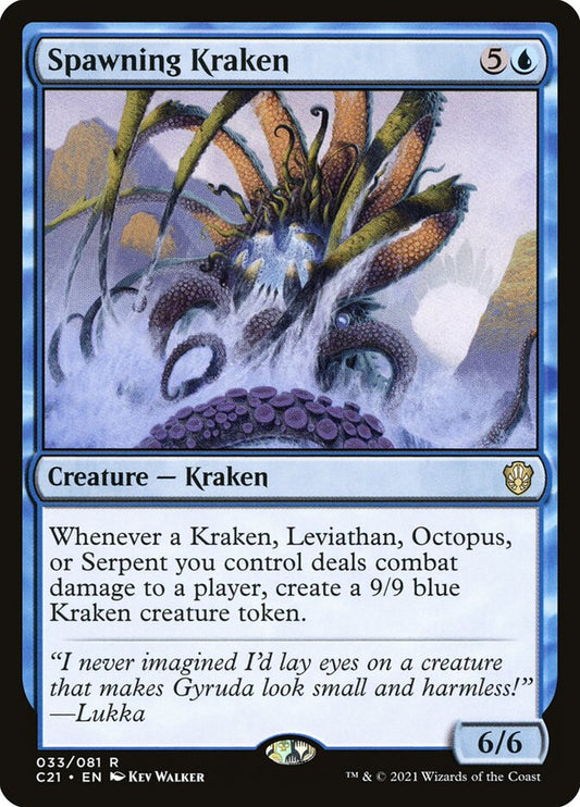MTG Card Title: Spawning Kraken C21/33