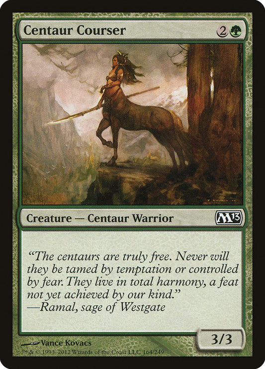 MTG Card Title: Centaur Courser M13/164