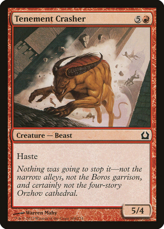 MTG Card Title: Tenement Crasher RTR/108