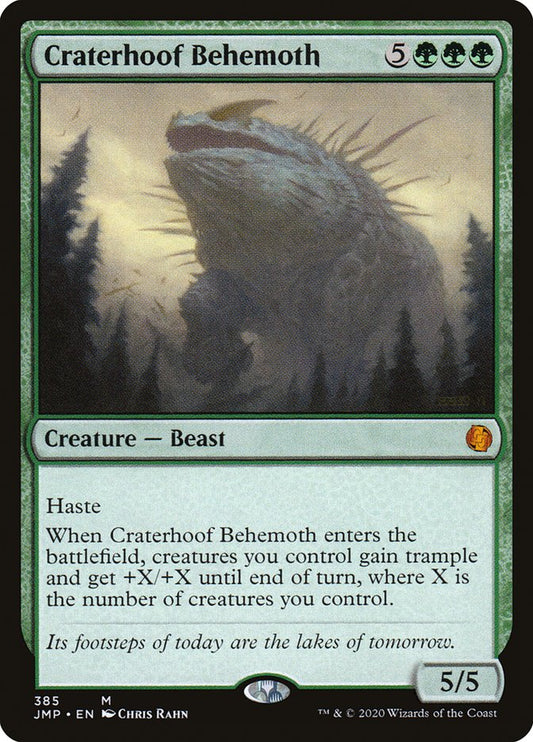 MTG Card Title: Craterhoof Behemoth JMP/385