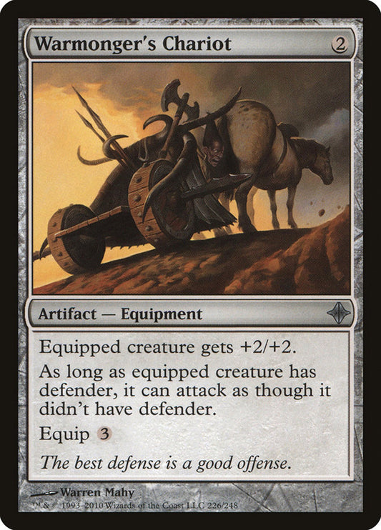 MTG Card Title: Warmonger's Chariot ROE/226