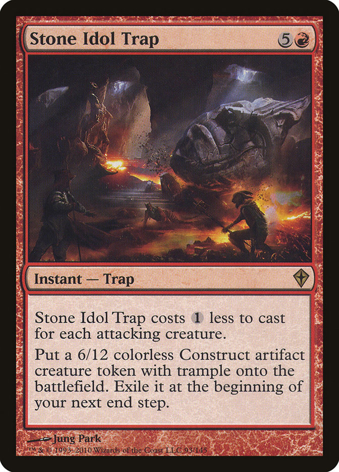 MTG Card Title: Stone Idol Trap WWK/93