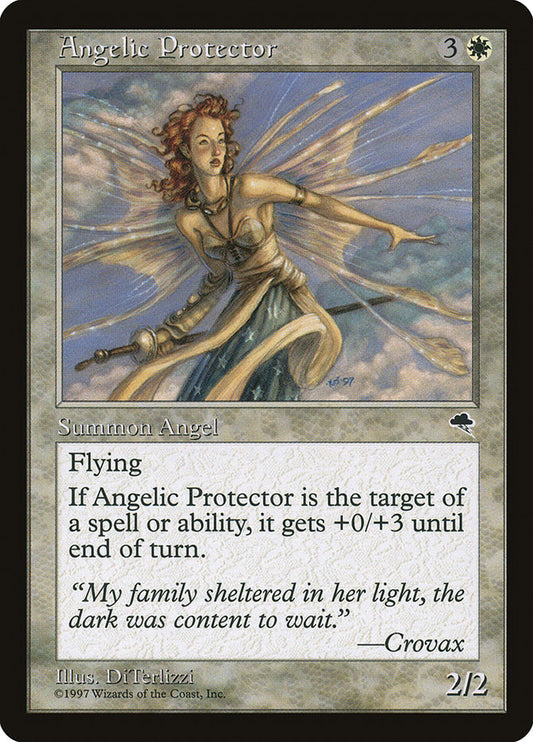 MTG Card Title: Angelic Protector TMP/2