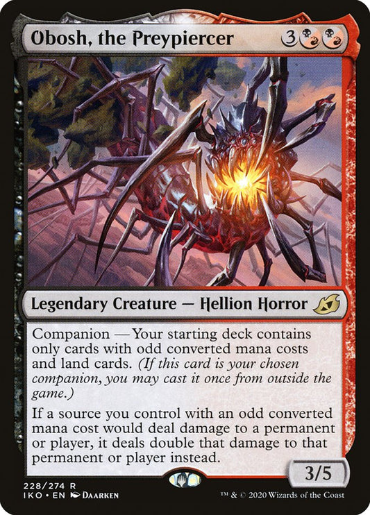MTG Card Title: Obosh, the Preypiercer IKO/228