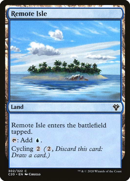 MTG Card Title: Remote Isle C20/302