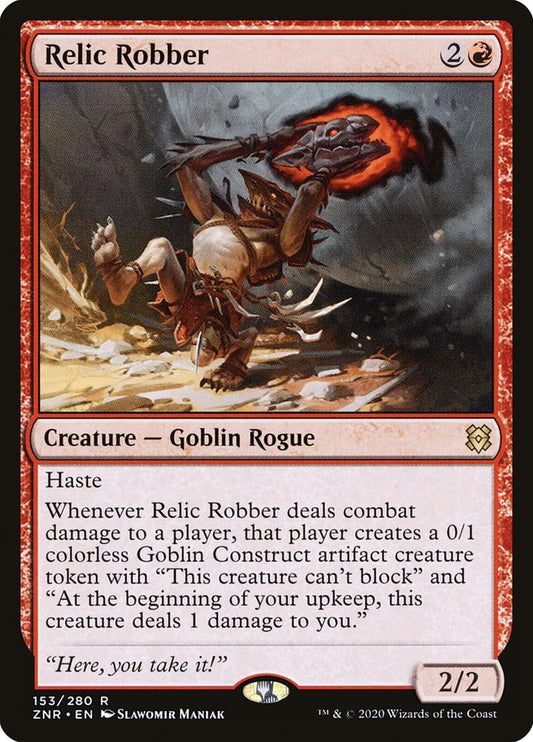MTG Card Title: Relic Robber ZNR/153