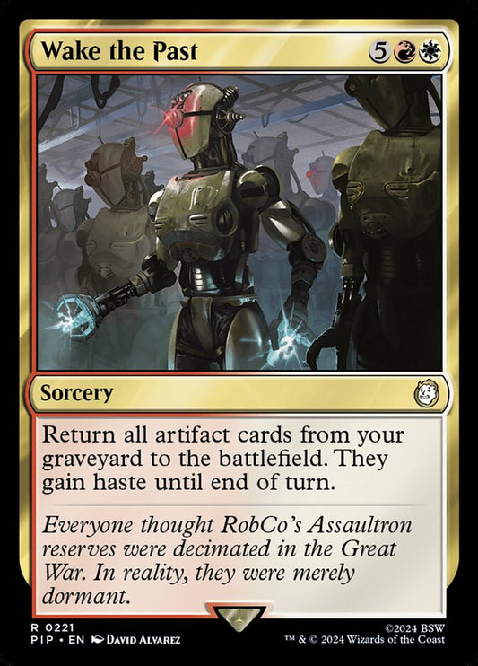 MTG Card Title: Wake the Past PIP/221
