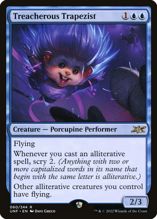 MTG Card Title: Treacherous Trapezist UNF/60