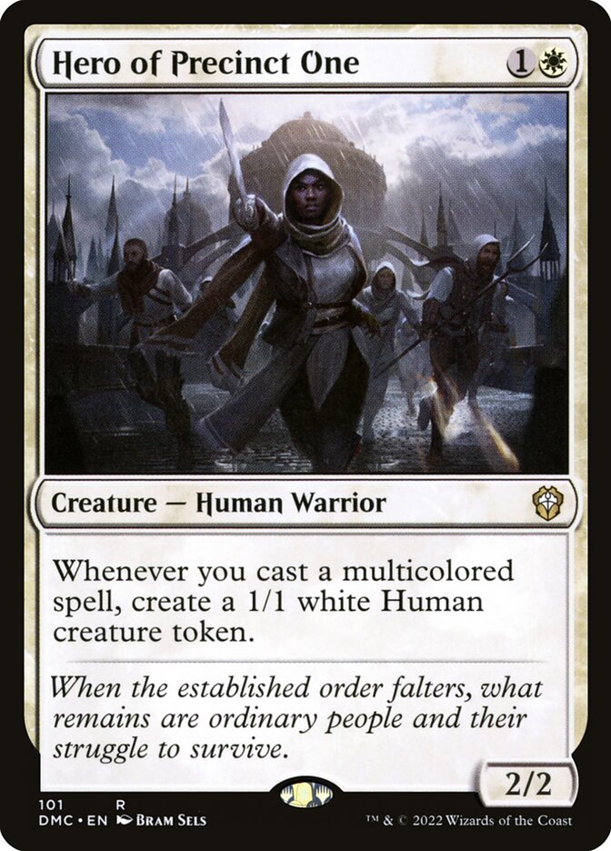 MTG Card Title: Hero of Precinct One DMC/101