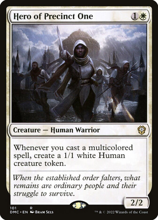 MTG Card Title: Hero of Precinct One DMC/101
