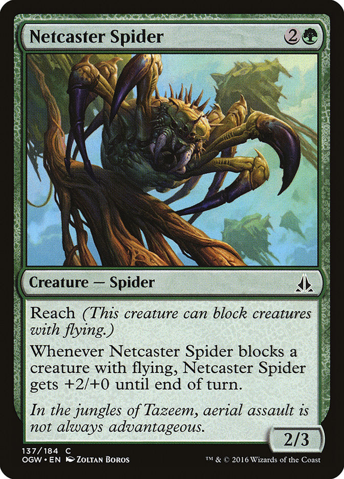 MTG Card Title: Netcaster Spider OGW/137