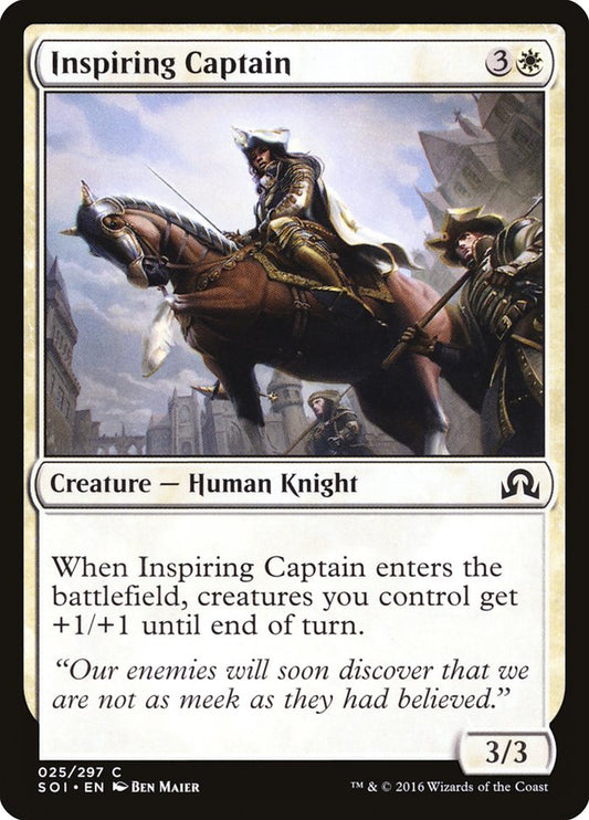 MTG Card Title: Inspiring Captain SOI/25