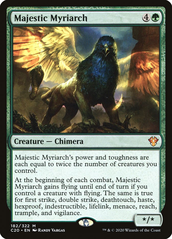 MTG Card Title: Majestic Myriarch C20/182