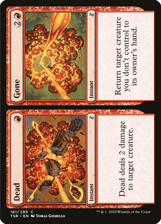 MTG Card Title: Dead // Gone TSR/161