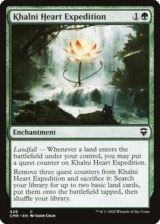 MTG Card Title: Khalni Heart Expedition CMR/428