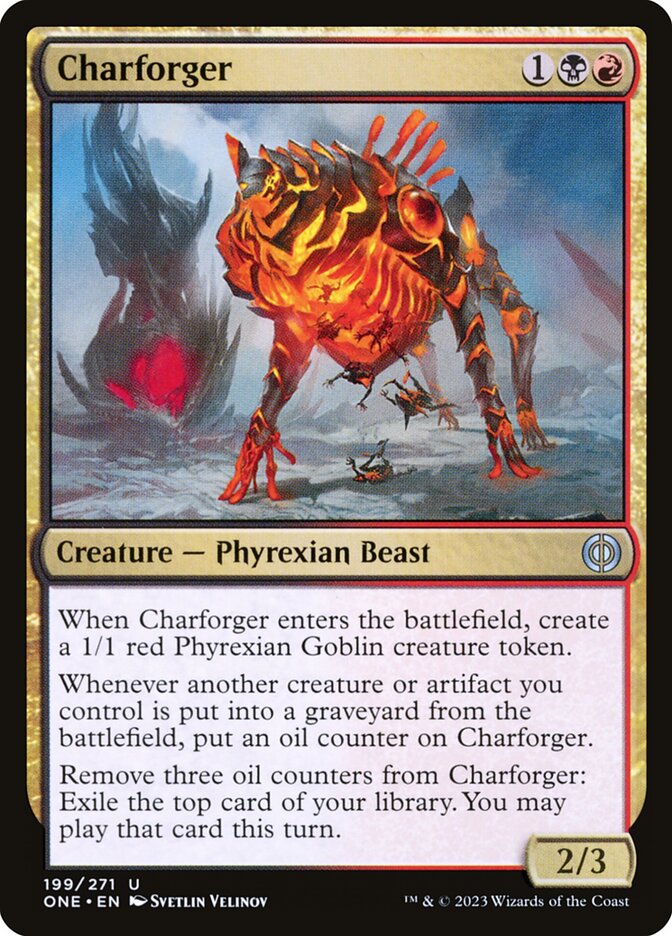MTG Card Title: Charforger ONE/199