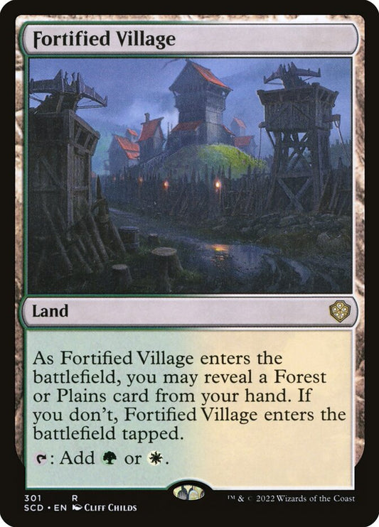 MTG Card Title: Fortified Village SCD/301