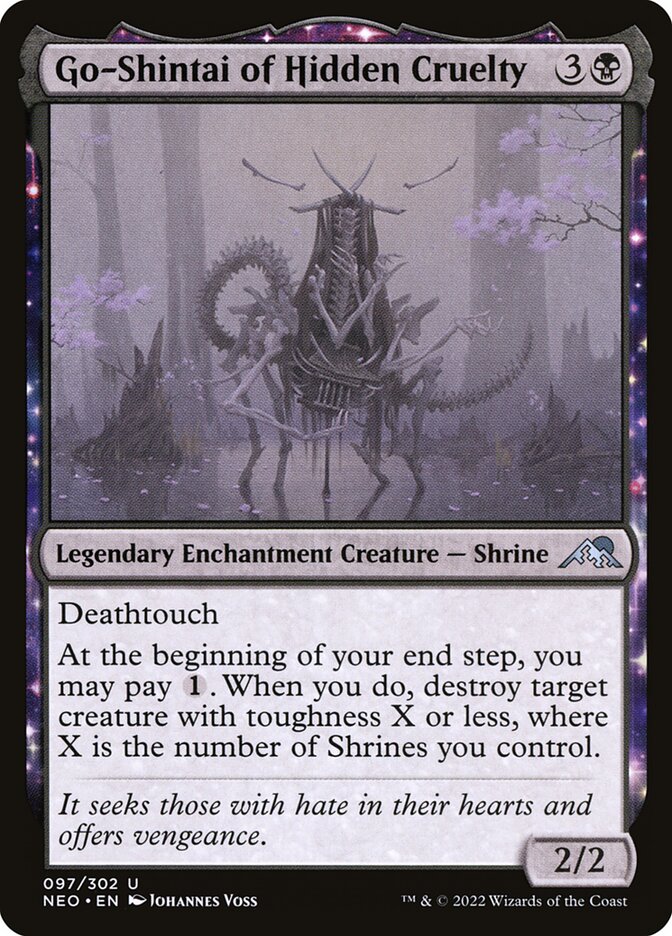 MTG Card Title: Go-Shintai of Hidden Cruelty NEO/97
