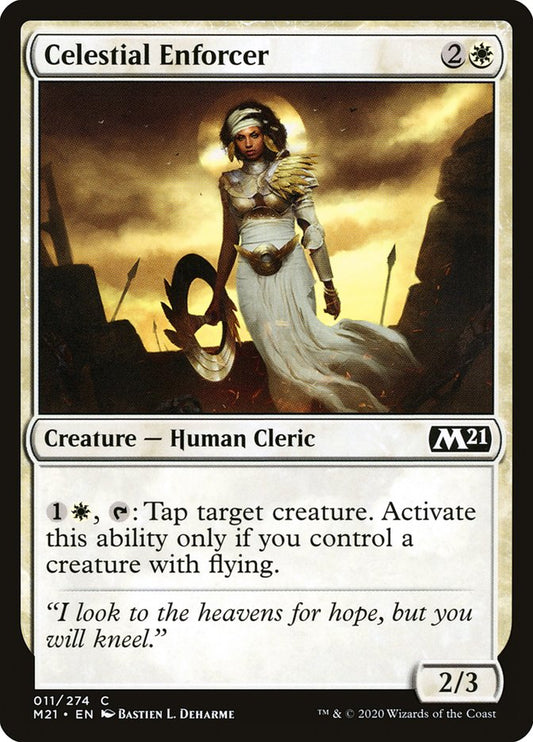 MTG Card Title: Celestial Enforcer M21/11