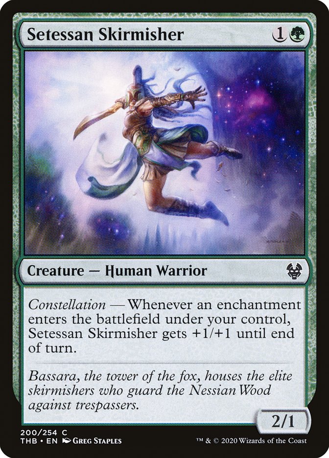 MTG Card Title: Setessan Skirmisher THB/200