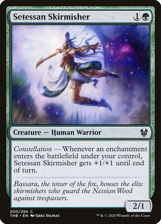 MTG Card Title: Setessan Skirmisher THB/200