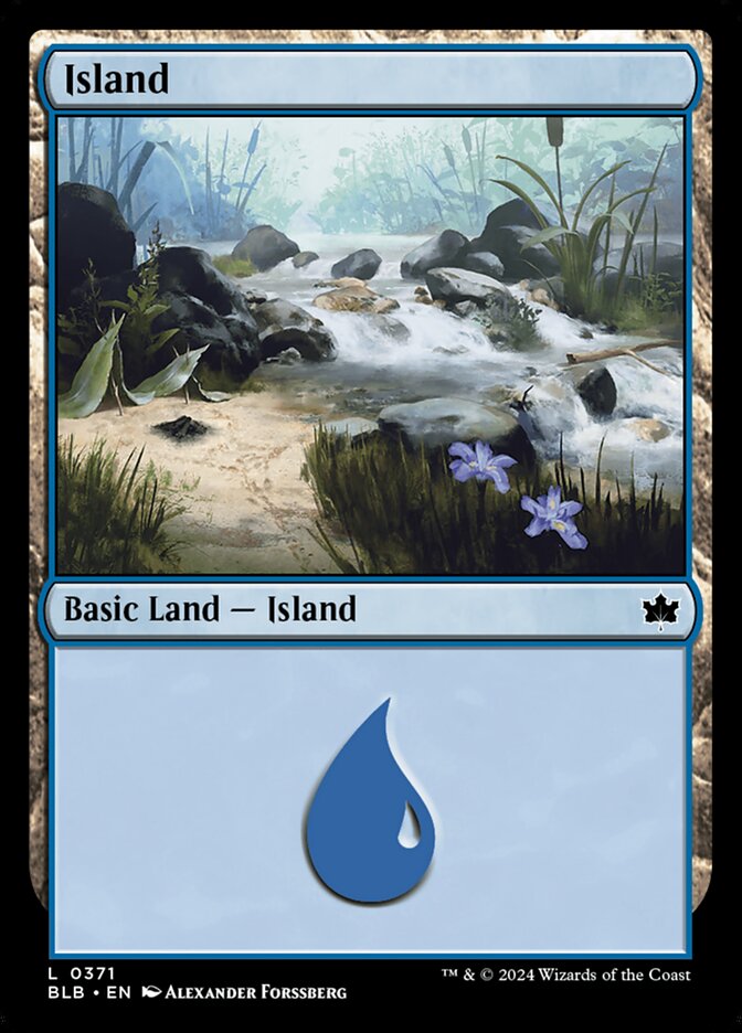 MTG Card Title: Island BLB/371