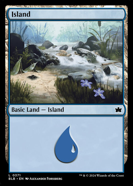 MTG Card Title: Island BLB/371
